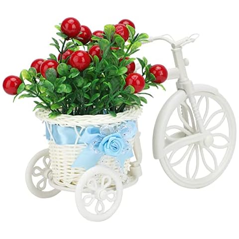 MISNODE Mini triciclo con flor artificial Cover