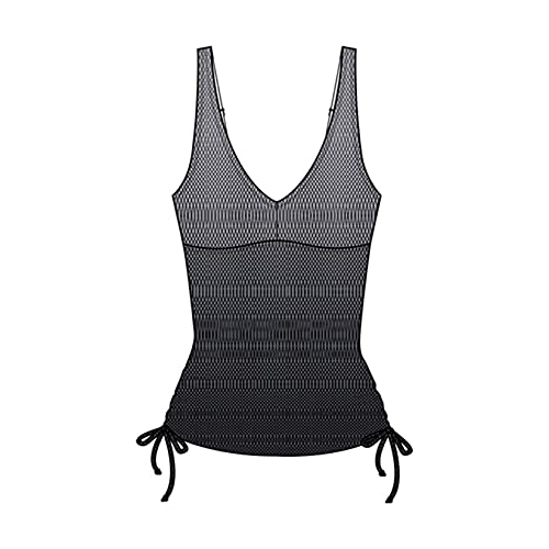 TYR Tanquíni feminino arrastão com gola V