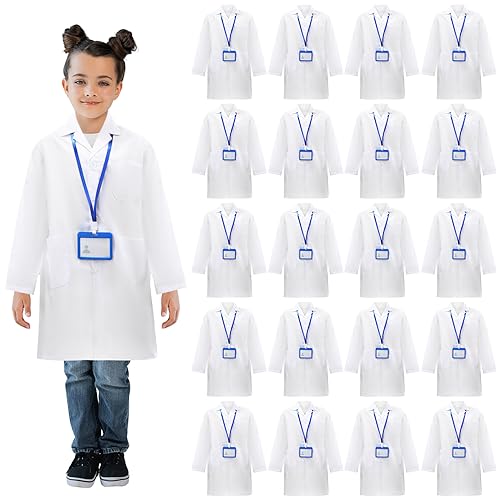 Set de 18 Batas de Laboratorio para Niños