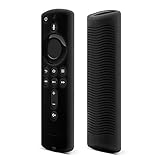 TNP Silicone Remote Protective Case Cover Skin for Fire TV Stick 4K/ Fire TV Cube/Fire TV (3rd Gen) Compatible with All New 2nd Gen Alexa Voice Remote Control, Anti-Slip Water-Resistant, Black