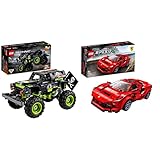 producto 1: Con el motor de carga manual, el camión monstruo y el buggy todoterreno alcanzan gran velocidad fácilmente, ¡como los de verdad!