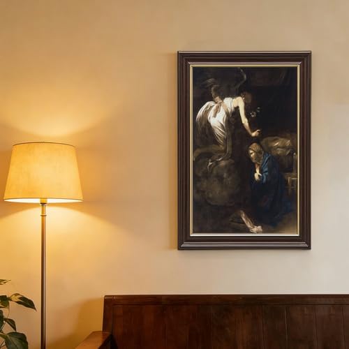 Impression toile Annonciation Caravaggio pour petit mur