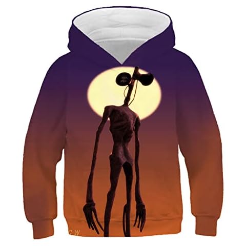 Siren Hea-ds Merch Kids Hoodie for Boys and Girls Unisex Gamer Sweatshirt Hoody Top Sportswear 3-13 Years (Style01, 7-8 Years) Cover