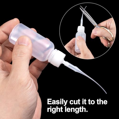 HINZIC 300Pcs Glue Tips Compatible for CA, Plastic Precision Extender Applicator Dispensing Adhesive Micro-Tips for Bottle Glue, Hobby, Crafting, Shoes Sole, Model, Lab Dispensing - Image 4