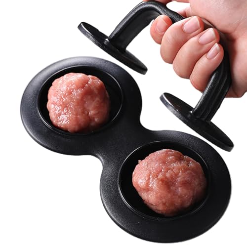 Pressa per hamburger, stampo manuale per hamburger di maiale, stampo per hamburger di manzo, facile da rilasciare, antiaderente, aiuto da cucina per hamburger ripieni, hamburger di manzo