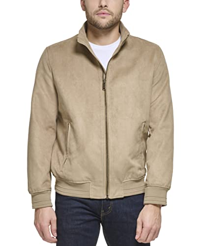 Image of DKNY Men's Modern Knit Collar Bomber Jacket