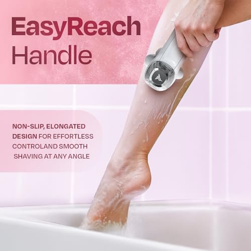 Image of HUMMINGBIRD Flexy Electric Razors for Women - Cordless Rechargeable Waterproof Electric Leg Shaver for Silky Smooth Legs, Hair Removal Kit