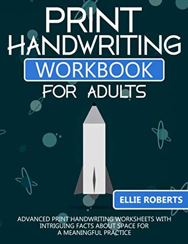 Amazon.com: Print Handwriting Workbook for Adults: Advanced Print ...