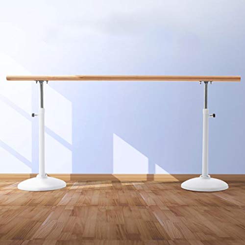 Barre de danse autoportante double réglable de 150 cm pour étirement de ballet