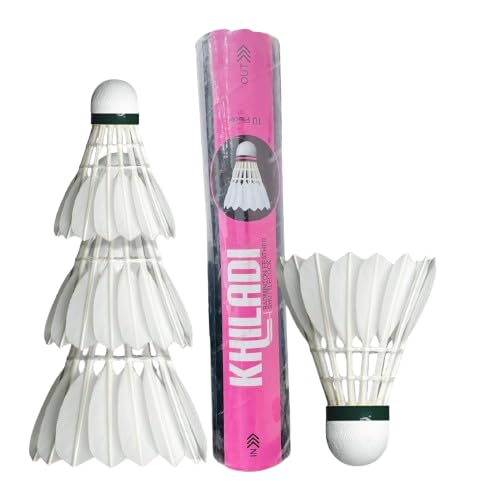 Everything to Shop ETS Khiladi Badminton Feather Shuttlecock (Pack of 10 Pcs)-image-36