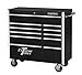Extreme Tools EX4111RCBK 11 Drawer Roller Cabinet with Ball Bearing Slides, 41-Inch, Black High Gloss Powder Coat Finish