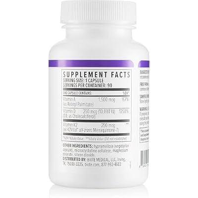 Biote Nutraceuticals - ADK 10 - Immunity + Cardiovascular (90 Capsules)