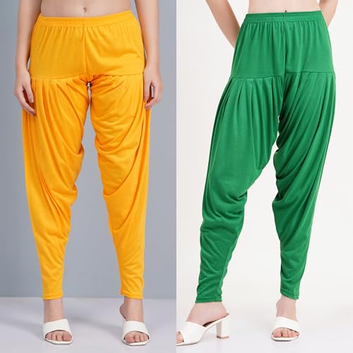 Image of Buy That Trendz Patiala Salwar for Women Viscose Patiala Pant Combo