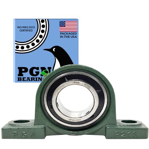 PGN UCP213-40 (1 Pack) Pillow Block Bearing - 2 1/2" Bore Self-Aligning