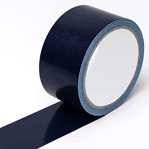Reniteco Navy Blue Duct Tape- 2 inches x 10 Yards, Waterproof & All-Weather, No Residue, UV...