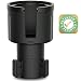 Swigzy Car Cup Holder Expander Adapter with Adjustable Base - Rubber Tabs Securely Hold Large Water Bottles