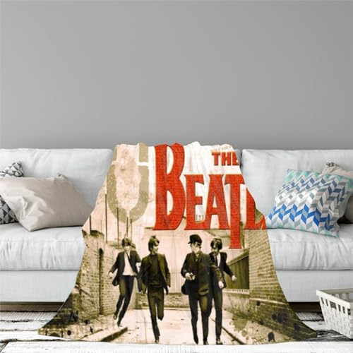 CHEWYZ Couverture Polaire Chaude en Flanelle The Beatles pour canapé, Chambre à Coucher, Voyage, Enfants, Couverture Polaire Moelleuse en Microfibre – Douce et légère 100x130cm - Les Beatles, Paul McCartney, John Lennon, RIngo Starr, George Harrison CHEWYZ Couverture Polaire Chaude en Flanelle The Beatles pour canapé, Chambre à Coucher, Voyage, Enfants, Couverture Polaire Moelleuse en Microfibre – Douce et légère 100x130cm – Image 8