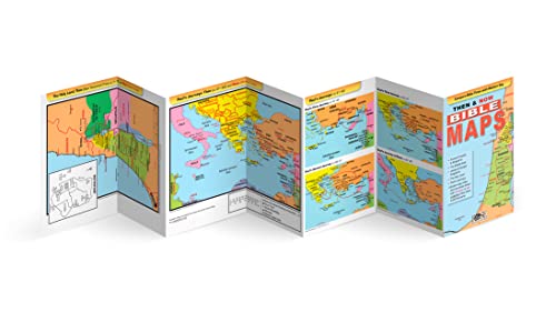 Then and Now Bible Maps - Fold out Pamphlet