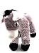 Onwomania Peluche Juguete Suave Peluche Mula Burro de Orejas largas Burro Longitud 34 cm Gris