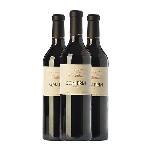Son Prim Merlot Crianza 75 cl – Caja de 3 Botellas de Vino Tinto Mallorquín Son Prim Merlot Crianza 75 cl – Caja de 3 Botellas de Vino Tinto Mallorquín