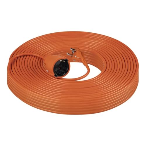 Miratic Verlängerungskabel Außen Elektrokabel aussenbereich Einzelsteckdose Stromkabel Außenbereich Schuko IP20 Kabeltyp: H05VV-F Strom: 10 A Max. Belastung: 2000 W (30 M)