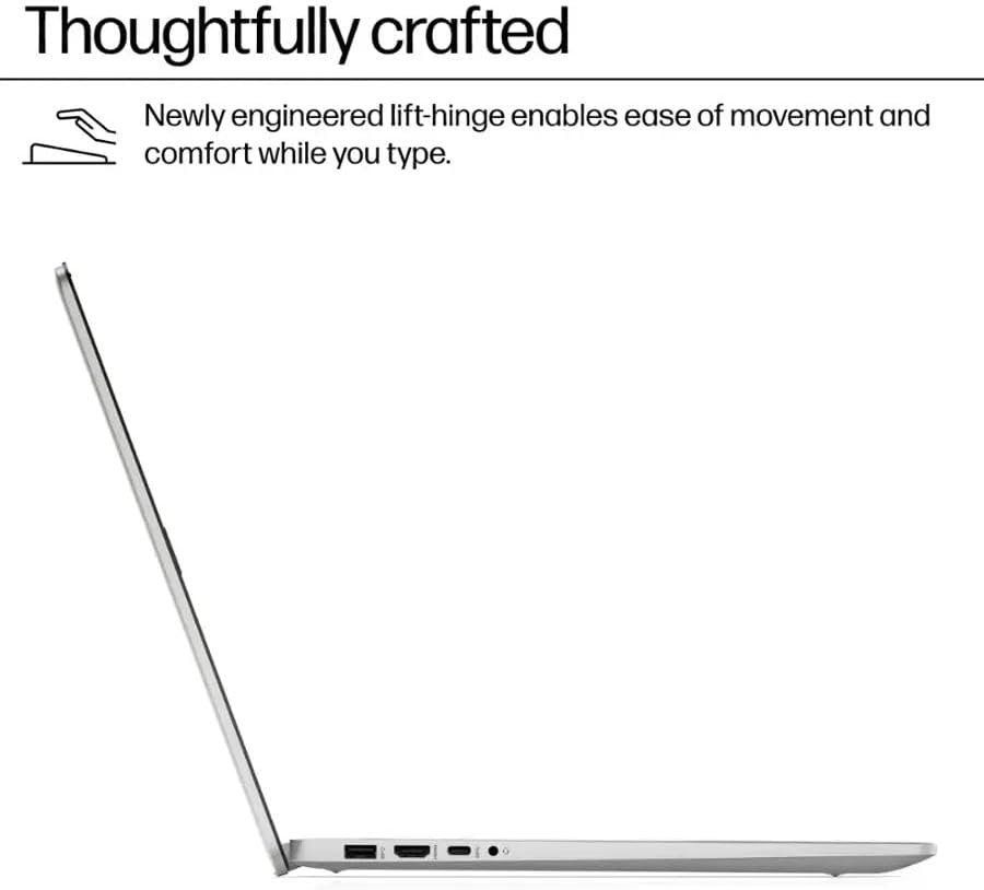 Miniatura 2 de HP Laptop 17, pantalla HD+ de 17.3 pulgadas, Intel Core i3 Gen 13, 8 GB de RAM 768 GB de almacenamiento (256 GB PCIe SSD + unidad portátil de 512