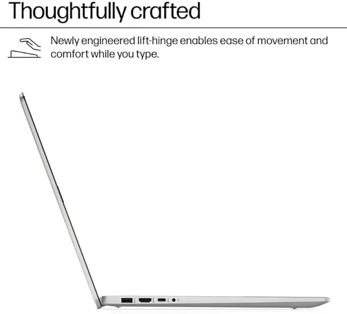 HP Laptop 17.3" HD+, Intel Core i3 N305, 8GB RAM, 512GB SSD miniatura 2