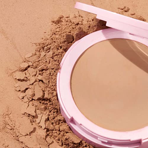 Mally Beauty Soft As Silk Powder Foundation - Light - Buildable Light To Medium Coverage - Lightweight Matte Finish #TOP3
