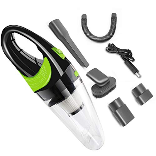 Handheld Vacuum,4000PA Cordless Handheld Vacuum Cleaner USB Charging 120W Stronger Cyclonic Suction,Lightweight Wet/Dry Vacuum for Home Pet Hair and Car Cleaning
