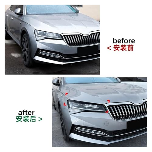 Modification voiture Skoda Superb B8.5 avec becquet noir brillant - 3