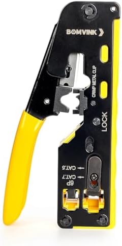 Captou - Alicate Crimpador Profissional BOM-1707 para Redes - RJ4...