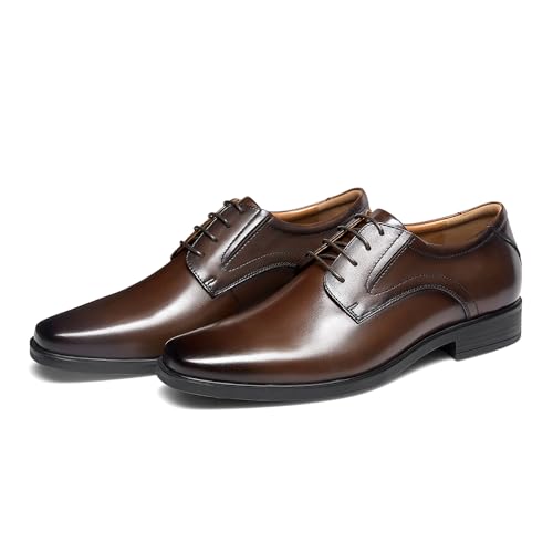 Image of Mens Oxford Leather Business Casual Shoes | Office Shoes