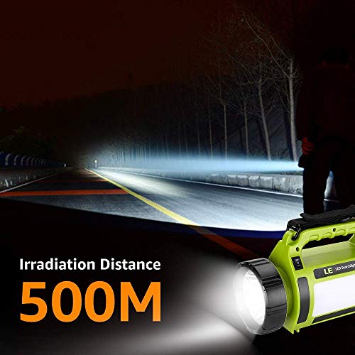 LE Rechargeable LED Lantern, Camping Essentials, 1000LM, 5 Light Modes, Power Bank, IPX4 Waterproof, Lantern Flashlight for Hurricane Emergency, Hiking, Home and More, USB Cable Included - Image 3