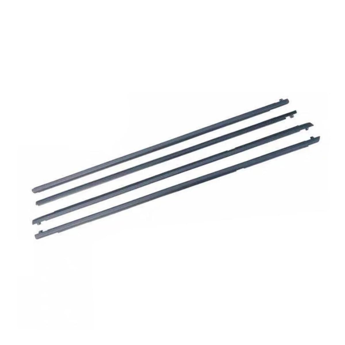 Sealing Strip 4PCS Car Outer Windows Rubber Weatherstrip Waterproof Pressure Strip Sealing Belt Moulding Trim for Mazda 3 BK Sedan 04-09