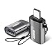 Produktbild ESR USB-C auf USB 3.0 A OTG Adapter 2 Stücke, Typ C auf USB 3.0 Typ A OTG für MacBook/Google Nexus 5X/6P/Note 8/HTC 10/Samsung S9/S9 Plus/S8/S8 Plus/Huawei P10/P9 Mate, Switch System (Grau)