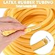 6m 6x9mm Elastische Gummischlauch Naturlatex Gummiband Vielseitig Latex Gummischlauch, Elastischer Naturlatexschlauch Band für Sport, Spielzeug,Versuche, Die Jagd,Bewässerung