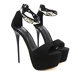 ● Zehenform: offener Zeh, Fersenform: Stiletto, obere Höhe: Niedrig oben;.