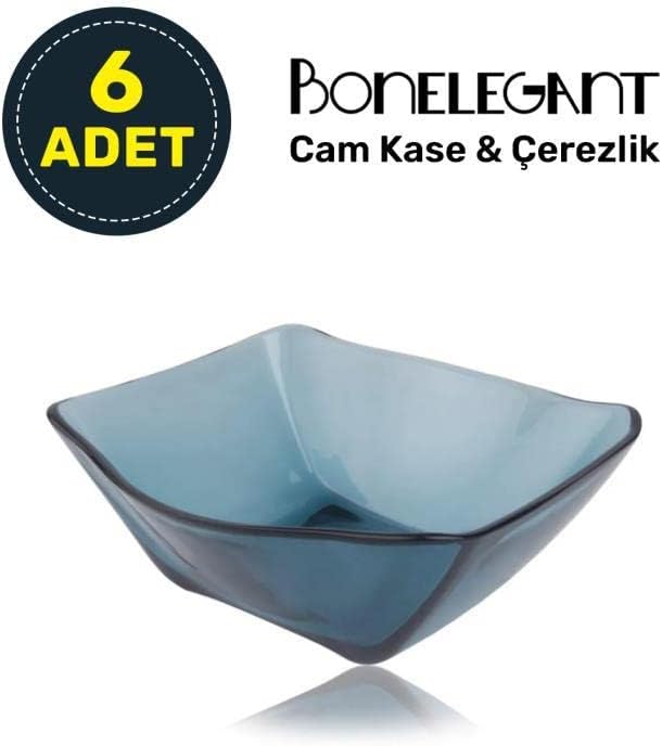 Bonelegant 6 Parça Lacivert Cam Kase&Çerezlik