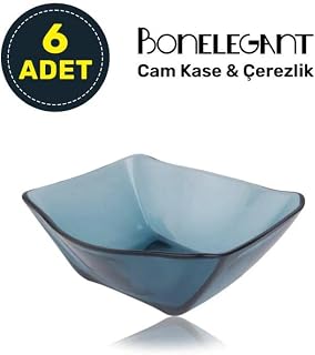 Bonelegant 6 Parça Lacivert Cam Kase&Çerezlik