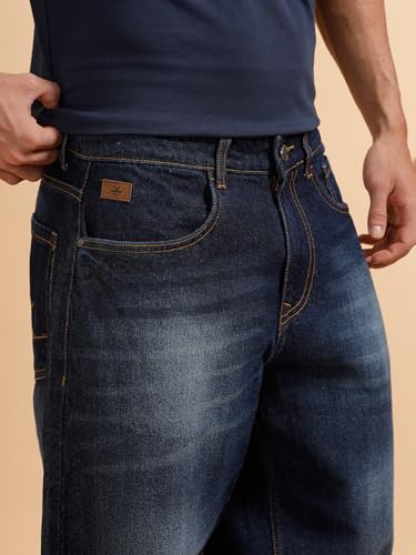 Image of WROGN Men's Loose Fit Jeans | Mid Rise | Jeans for Man