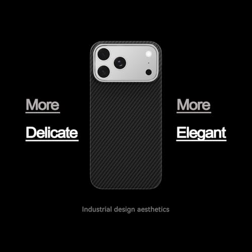 Coque fine fibre de carbone iPhone 17 compatible MagSafe - 2