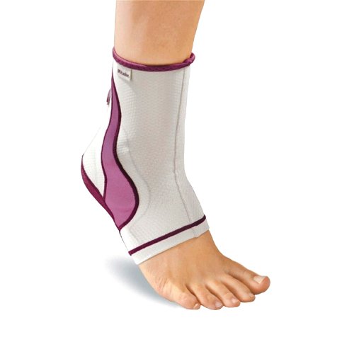 Mueller Lifecare for Her, Contour Ankle, Plum, Medium, 1-Count Box