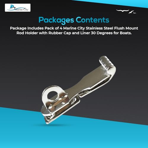 Image of MARINE CITY 316 Grade Stainless Steel Easy Install Door Hasps Heavy Duty Swivel Safety Hasp with Turning Padlock Eye Mount Catch Latch Lock for Marines Boat