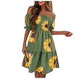 drehkleid melly Sleeve length: Short Sleeve Frauen Langarm-Boutique-Kleidung Kurze Enge Kleidung Frauen Frauen Serape Sommerkleid Lange Formelle Kleidung Für Frauen Mantel Lady Drehkleid Für Den Rolle des Rollos (Green, S)