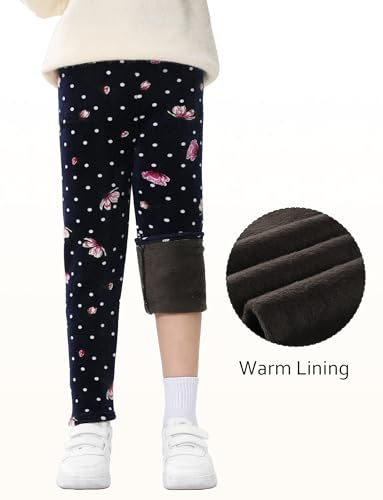 Happy Cherry Leggings for Girls Soft Comfortable Ankle Length Printed Leggings for Kids Yoga Pants4