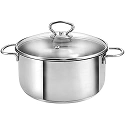 Cacerola Marsala 24 Cm KOPF cacerola para carne Merkur, Ø 24 cm, altura 11 cm, 4 litros, acero inoxidable