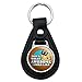 Black Leather Garfield This is What Awesome Looks Like Keychain