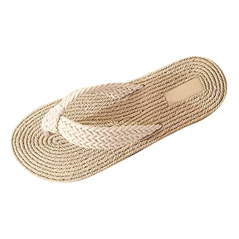 Tongs d'été tendance femme beige Cover