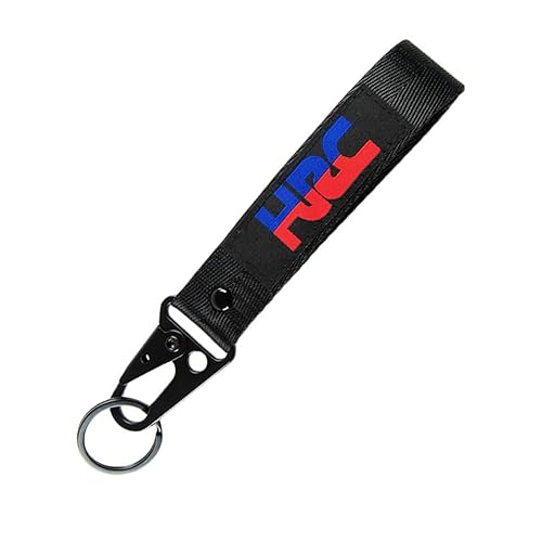 W-POWER Keychain 2PCS Car Motorcycle Bike key chain nylon embroidery