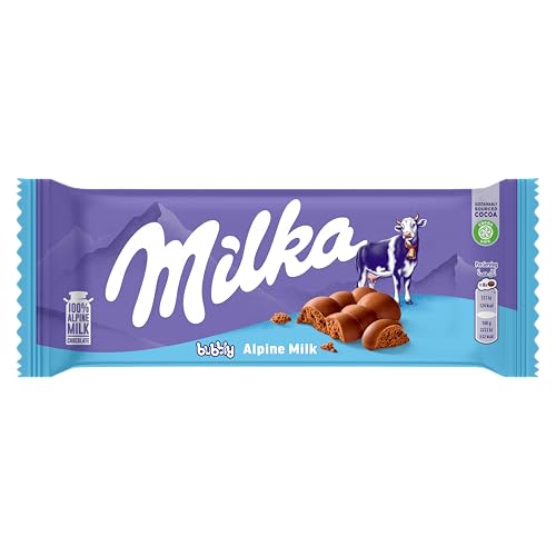 Milka Chocolate Bubbly Apline Milk 100G